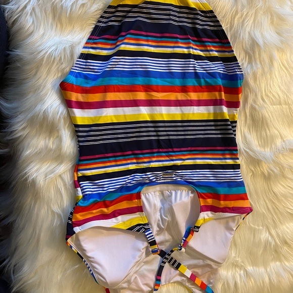 Nautica Swimsuit, Multi Color Stripe Selling Fast!☄️ - Picture 4 of 7